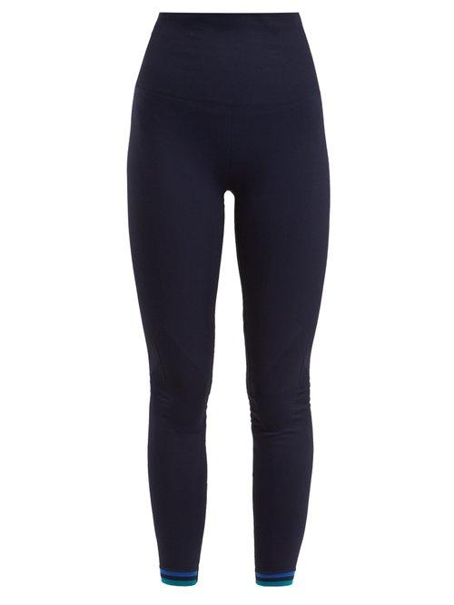Matchesfashion.com Lndr - Freefall Compression Performance Leggings - Womens - Blue Multi