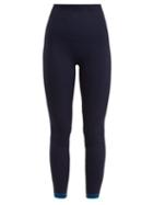 Matchesfashion.com Lndr - Freefall Compression Performance Leggings - Womens - Blue Multi