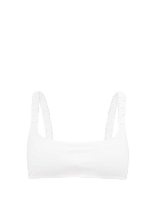 Matchesfashion.com Fisch - Columbier Bikini Top - Womens - White