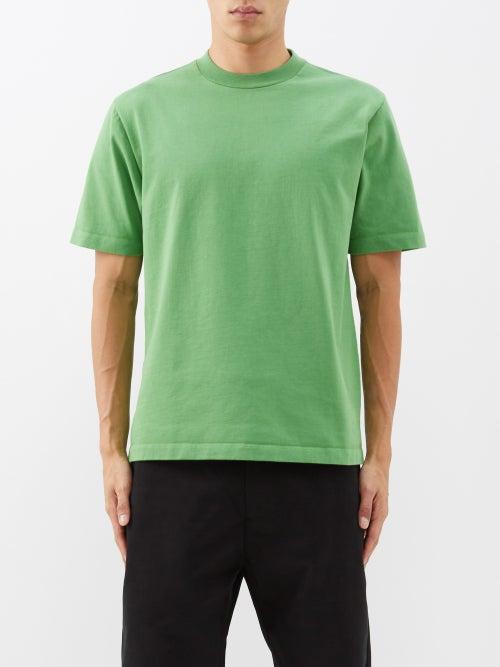 Lady White Co. - Rugby Cotton-jersey T-shirt - Mens - Green