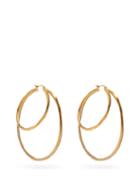 Matchesfashion.com Completedworks - Manifold 14kt Gold-vermeil & Topaz Hoop Earrings - Womens - Yellow Gold
