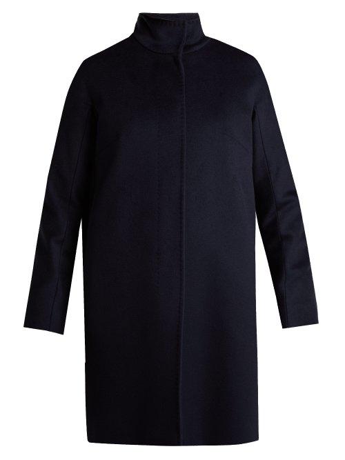 Matchesfashion.com Max Mara Studio - Melina Coat - Womens - Navy