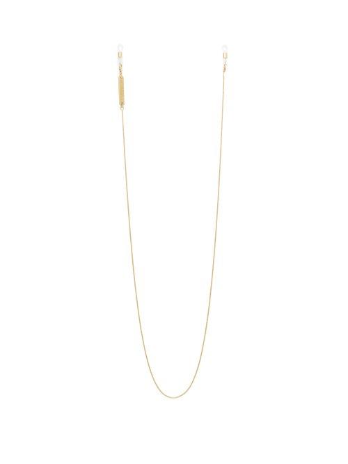 Matchesfashion.com Frame Chain - Slinky Gold Plated Glasses Chain - Womens - Yellow Gold