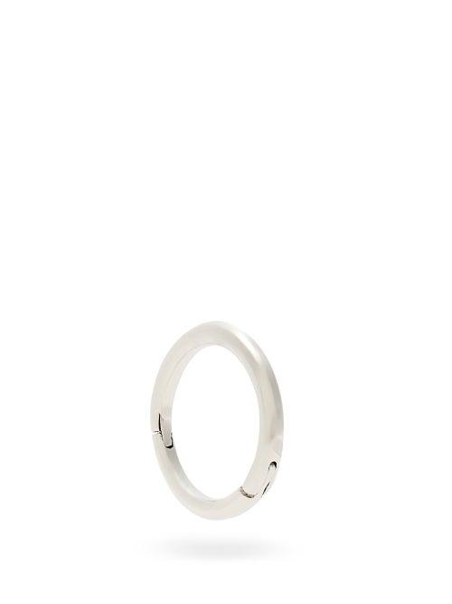 Maria Tash - 14kt White-gold Single Earring - Womens - Silver