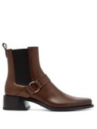 Matchesfashion.com Givenchy - Austin Harness Leather Boots - Mens - Brown