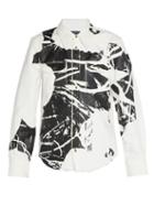 Matchesfashion.com Calvin Klein 205w39nyc - 1964 Flower Print Cotton Jacket - Mens - Black White