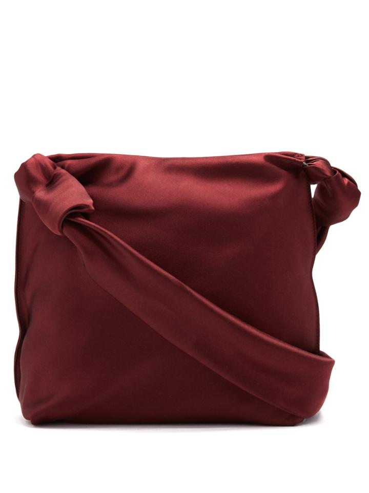 The Row Wander Small Leather Satin Bag