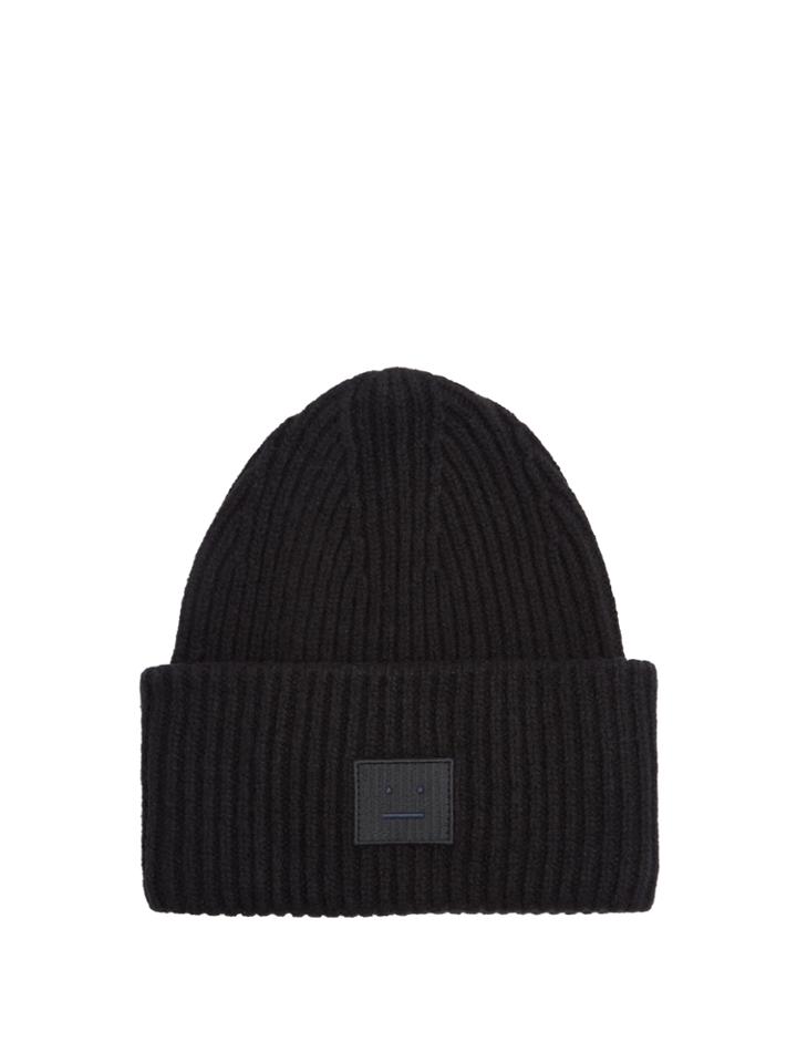 Acne Studios Pansy Wool-blend Beanie Hat