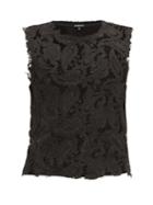 Matchesfashion.com Ann Demeulemeester - Corded-lace Cotton-blend Tank Top - Mens - Black