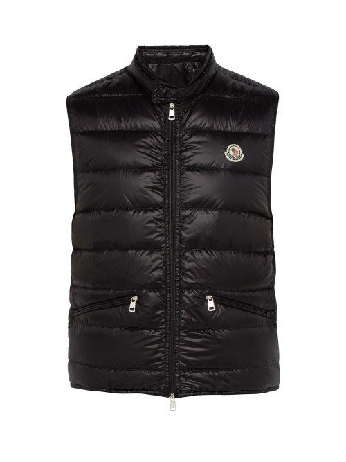 Matchesfashion.com Moncler - Quilted Down Filled Gilet - Mens - Black