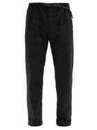 Matchesfashion.com Gramicci - Gramicci Belted Cotton Straight-leg Trousers - Mens - Black