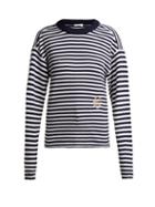Matchesfashion.com Chlo - Marinire Striped Cashmere Sweater - Womens - Navy Stripe