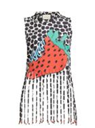 Matchesfashion.com Gucci - Strawberry Print Cotton Jersey Tank Top - Womens - Red Print