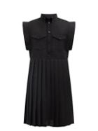 Burberry - Pleated Mohair-blend Shirt Dress - Mens - Black