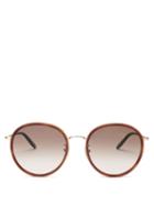 Matchesfashion.com Gucci - Round Acetate And Metal Sunglasses - Womens - Tortoiseshell