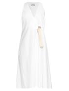 Acne Studios Chen Pop Wrap Cotton-poplin Dress