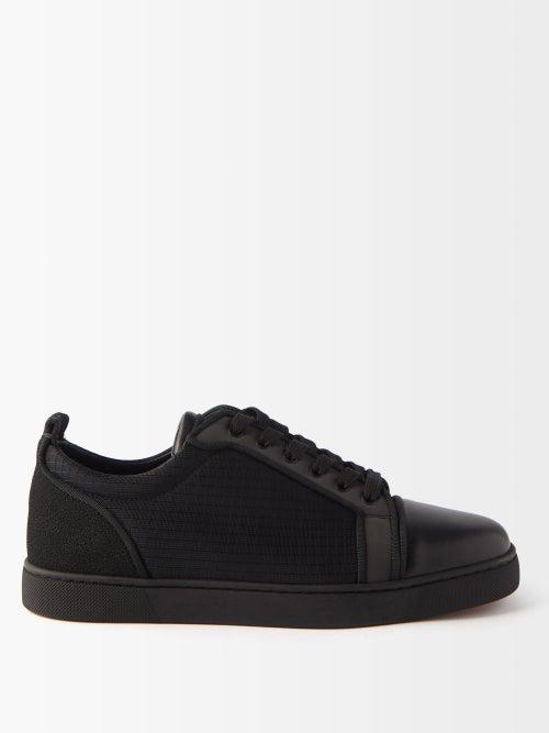 Christian Louboutin - Louis Junior Leather Trainers - Mens - Black