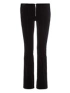 Thomas Tait Zip-front Flared Velvet Trousers