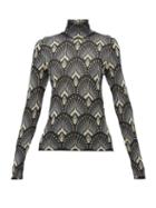 Matchesfashion.com Paco Rabanne - Metallic Pattern Jacquard Sweater - Womens - Black Multi