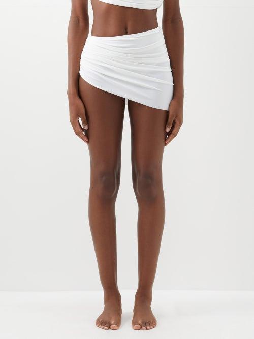 Norma Kamali - Diana High-waist Bikini Briefs - Womens - White