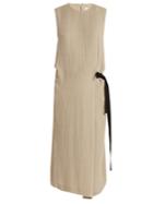 Raey Hidden-belt Pleat-front Dress