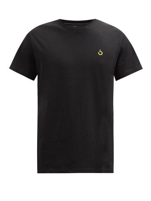 Matchesfashion.com Noma T.d. - Logo-embroidered Cotton-jersey T-shirt - Mens - Black