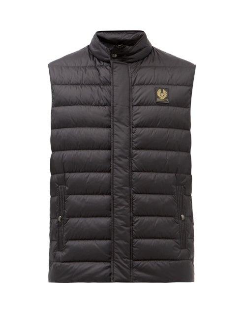 Belstaff - Insulator High-neck Quilted Down Gilet - Mens - Black