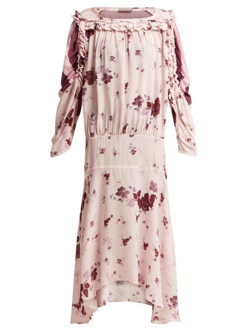 Matchesfashion.com Preen Line - Sora Floral Print Dress - Womens - Pink Multi