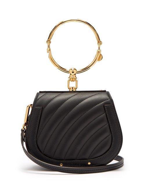 Matchesfashion.com Chlo - Nile Small Quilted Leather Cross Body Bag - Womens - Black