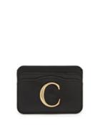 Matchesfashion.com Chlo - The C Leather Cardholder - Womens - Black