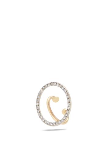 Charlotte Chesnais Fine Jewellery Celeste Diamond & Gold Single Ear Cuff