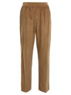 Brunello Cucinelli Side-stripe Wide-leg Corduroy Trousers