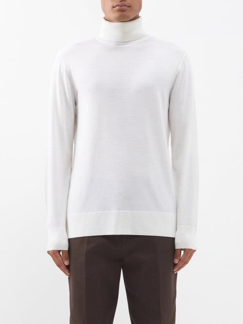 Gabriela Hearst - Jermaine Roll-neck Merino-wool Sweater - Mens - White