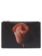 Givenchy Flamingo-print Coated-canvas Pouch
