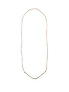 Marie Lichtenberg - Mauli Pearl & 9kt Gold Necklace - Mens - Green Multi