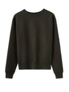 Lemaire - Crew-neck Fleece Sweatshirt - Mens - Black