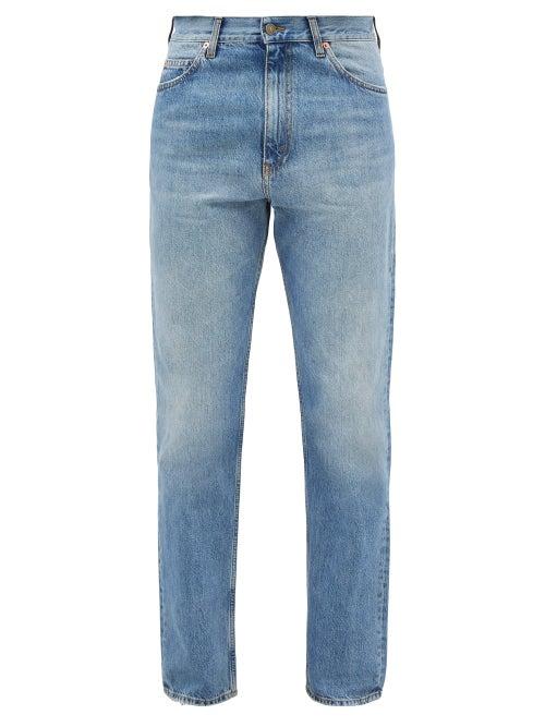 Gucci - Horsebit Straight-leg Jeans - Mens - Blue
