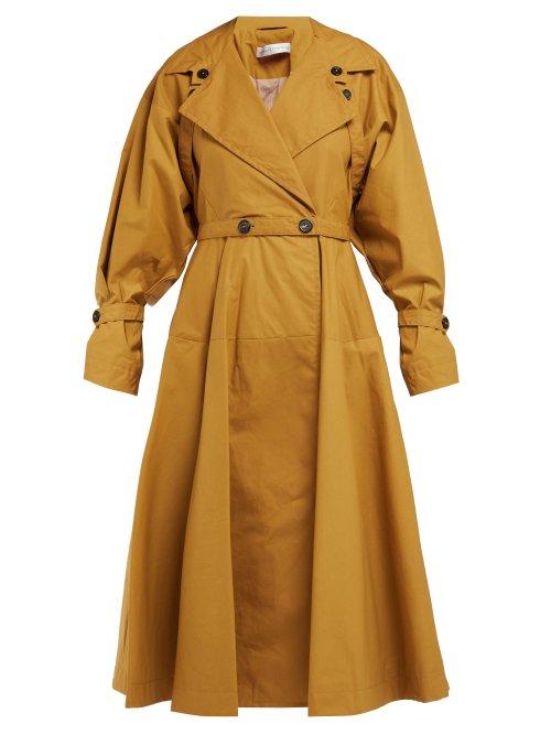 Matchesfashion.com Palmer//harding - Double Breasted Cotton Trench Coat - Womens - Beige