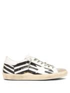 Golden Goose Deluxe Brand Super Star Zigzag Leather Trainers