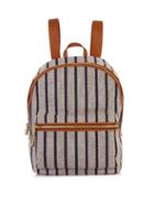 Elizabeth And James Cynnie Striped Woven Backpack