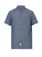 Matchesfashion.com A.p.c. - Janis Striped Chambray Shirt - Mens - Blue