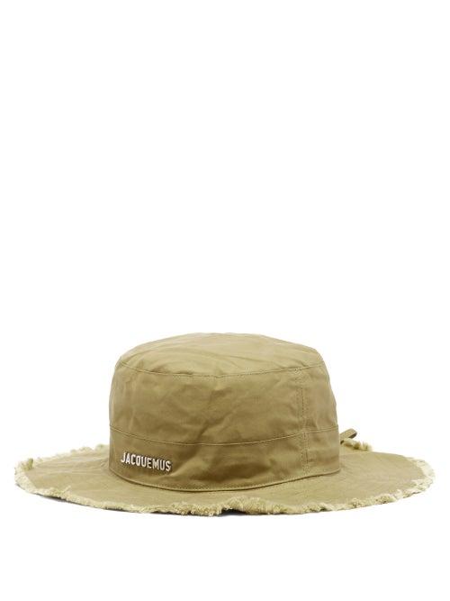 Matchesfashion.com Jacquemus - Bob Artichaut Cotton-canvas Bucket Hat - Mens - Green