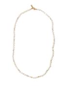 Mens Jewellery Liou - Agata Baroque-pearl & Gold-plated Necklace - Mens - White
