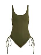 Melissa Odabash Cuba Lace-side Scoop-neck Swimsuit