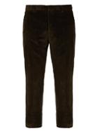 Matchesfashion.com Joseph - Ernest Cotton Blend Corduroy Trousers - Mens - Khaki