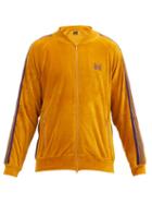 Matchesfashion.com Needles - Butterfly-embroidered Cotton-blend Track Jacket - Mens - Yellow