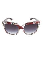 Dolce & Gabbana Oversized Square-framed Sunglasses