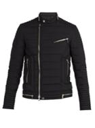 Balmain Quilted Down Biker Jacket