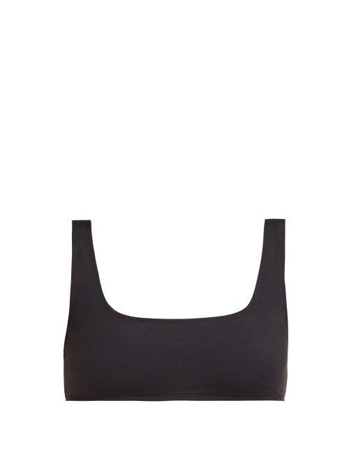 Matchesfashion.com Talia Collins - The Athletic Bikini Top - Womens - Black