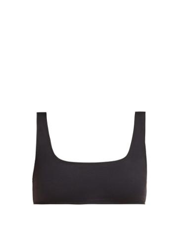 Matchesfashion.com Talia Collins - The Athletic Bikini Top - Womens - Black